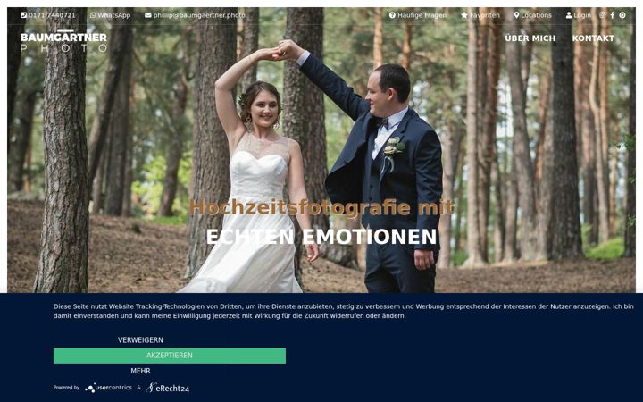 Screenshot of baumgaertner.photo