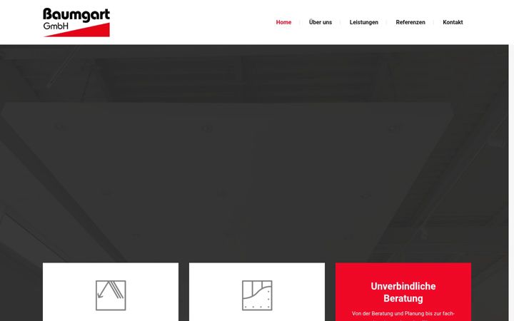Screenshot of baumgart-trockenbau.de