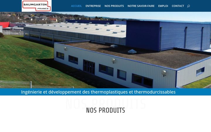 Screenshot of baumgarten-france.fr