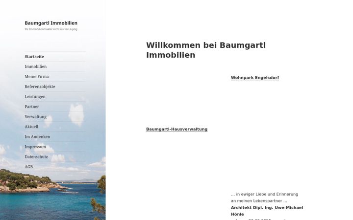 Screenshot of baumgartl-immobilien.de