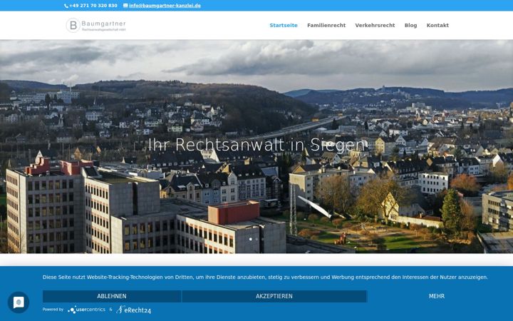 Screenshot of baumgartner-kanzlei.de