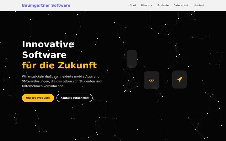 Screenshot of baumgartner-software.de