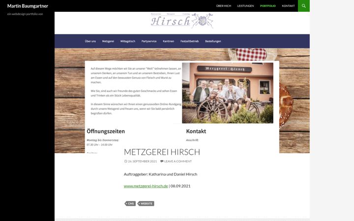 Screenshot of baumgartner.co