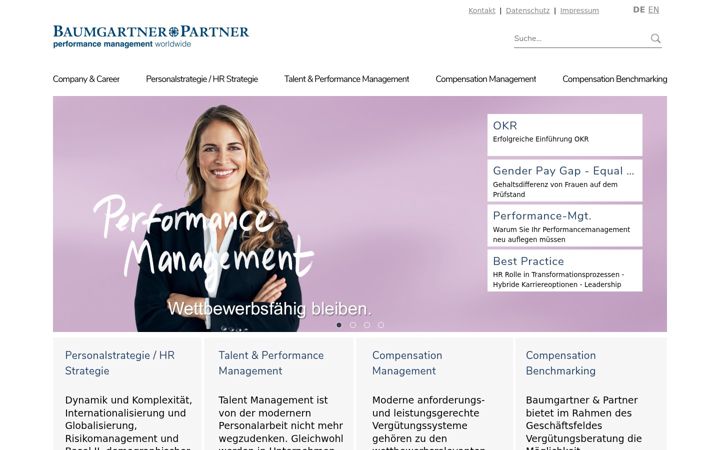 Screenshot of baumgartner.de