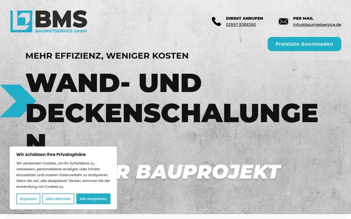 Screenshot of baumietservice.de