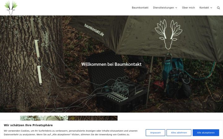 Screenshot of baumkontakt.de