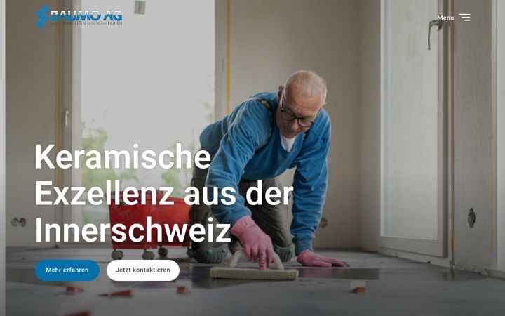 Screenshot of baumoag.ch