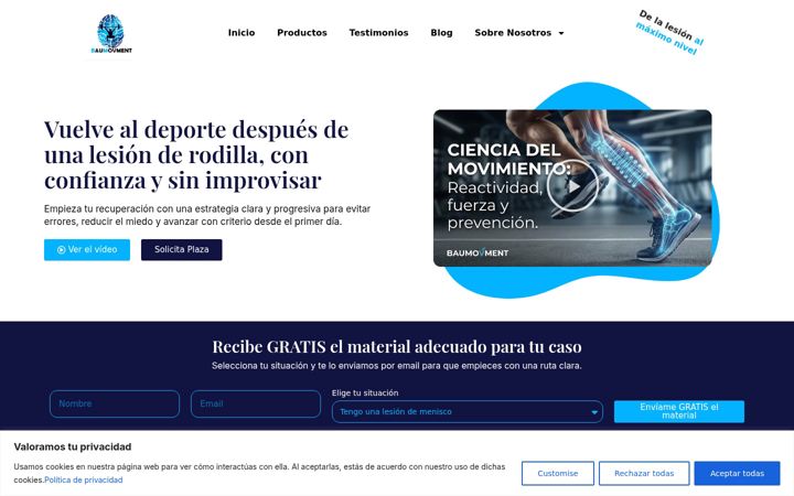 Screenshot of baumovment.es