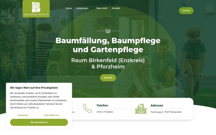 Screenshot van baumpflege-becht-birkenfeld.de
