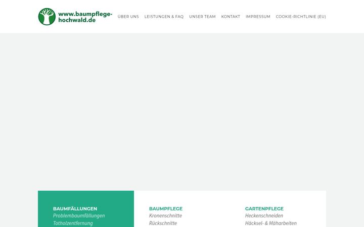 Screenshot von baumpflege-hochwald.de