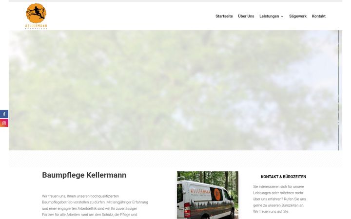 Screenshot of baumpflege-kellermann.de