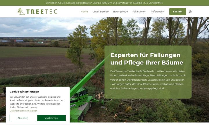 Screenshot of baumpflege-suederbrarup.de