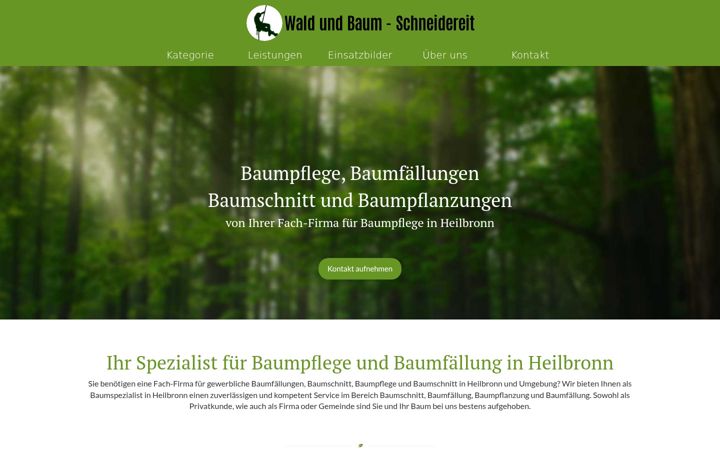 Screenshot of baumschneidereit.de