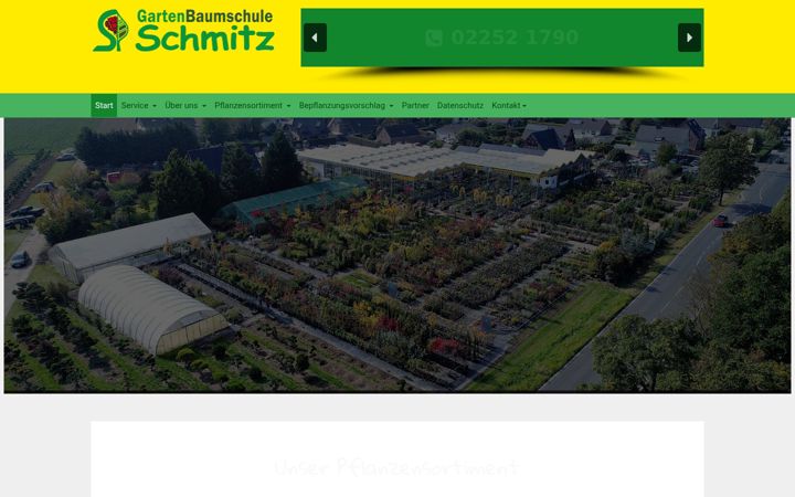 Screenshot of baumschule-schmitz.de