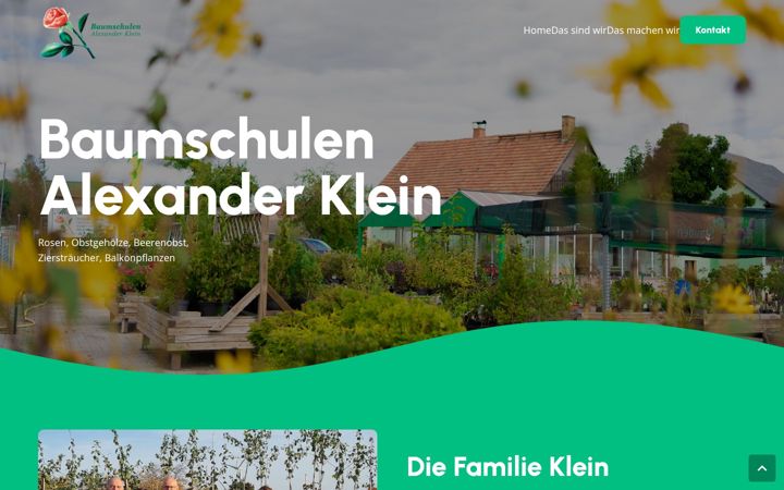 Screenshot van baumschulen-alexanderklein.de