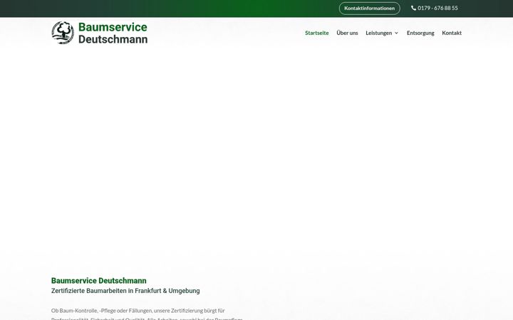 Capture d'écran de baumservice-deutschmann.de