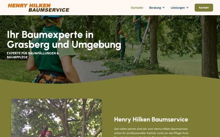 Capture d'écran de baumservice-hilken.de