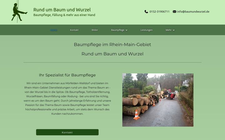 Screenshot of baumundwurzel.de