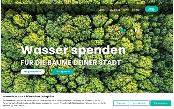 Screenshot of baumwasser.de