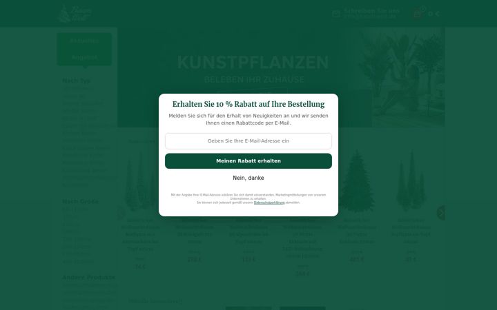 Snimka zaslona za baumwelt.de