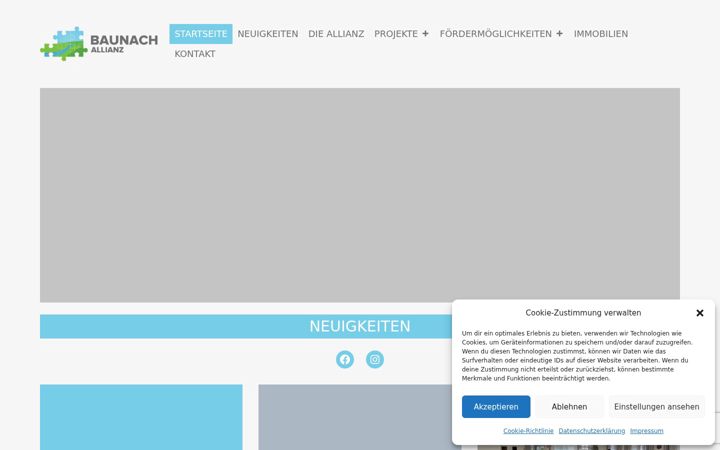 Snimka zaslona za baunach-allianz.de