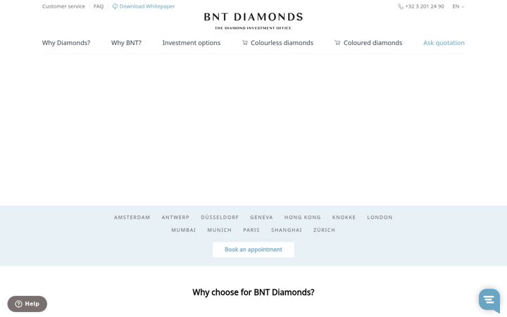 Screenshot of baunatdiamonds.com