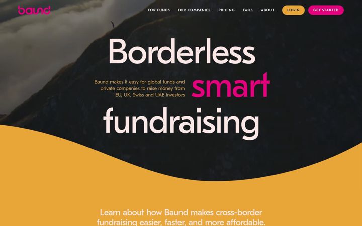 Screenshot of baund.ai
