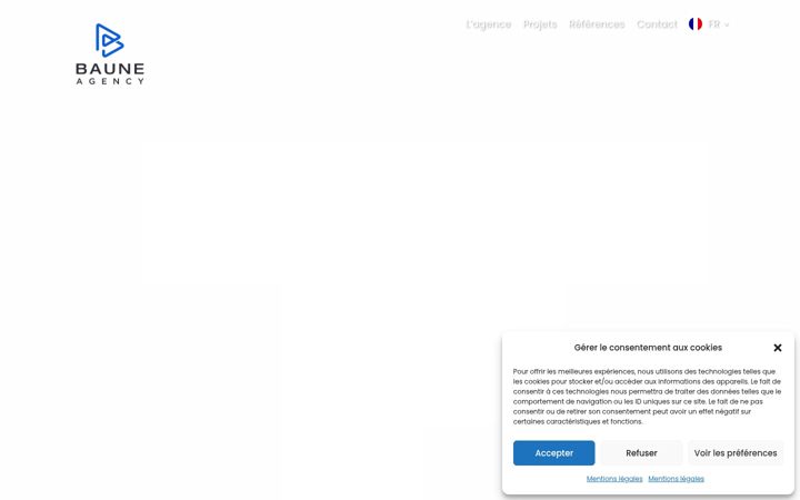 Screenshot of baune-agency.fr