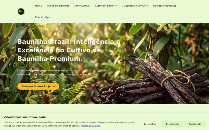 Ekrānuzņēmums no baunilhabrazil.com.br