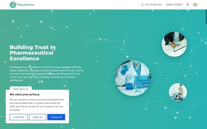Screenshot of baupharma.com