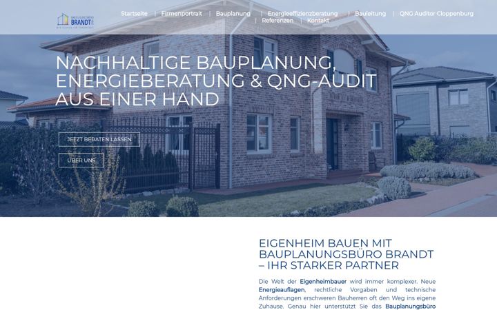 Screenshot of bauplanung-brandt.de