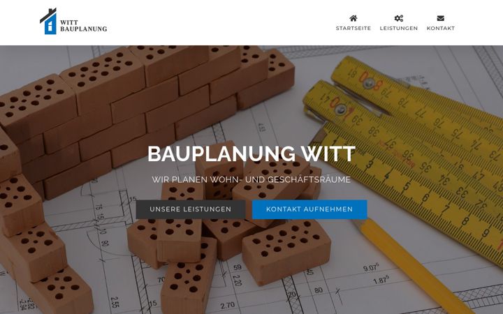 Screenshot of bauplanung-witt.de