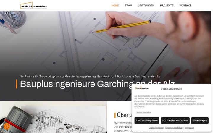 Screenshot of bauplus-ingenieure.de