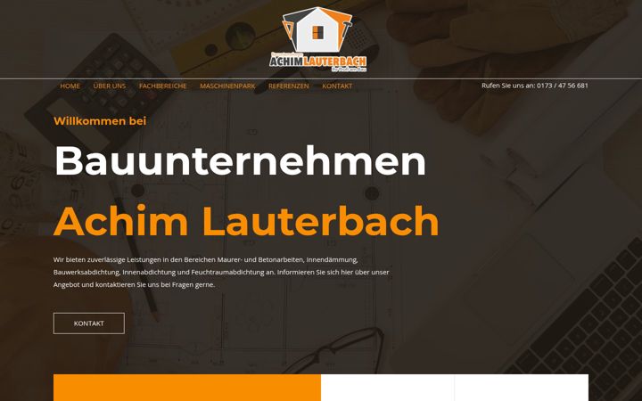 Екранна снимка на bauprofi-lauterbach.de