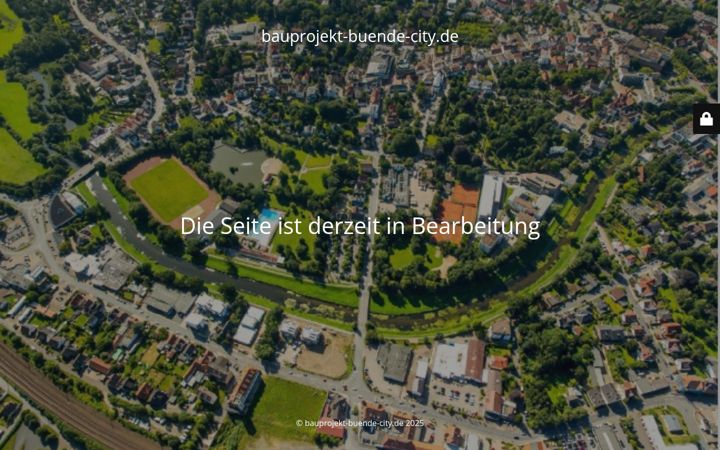 Екранна снимка на bauprojekt-buende-city.de