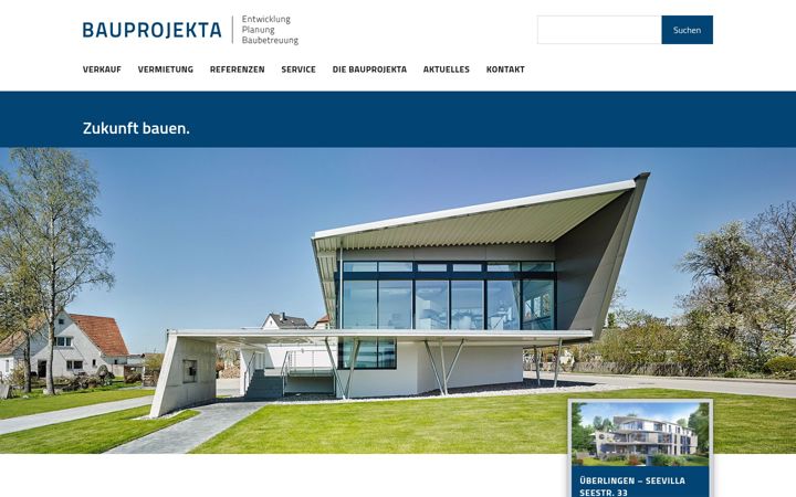 Screenshot of bauprojekta.de