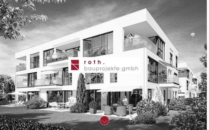 Screenshot of bauprojekte-roth.de
