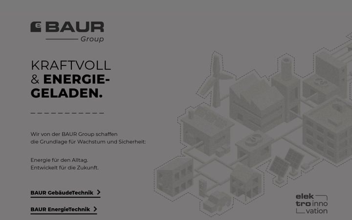 Screenshot of baur-group.com