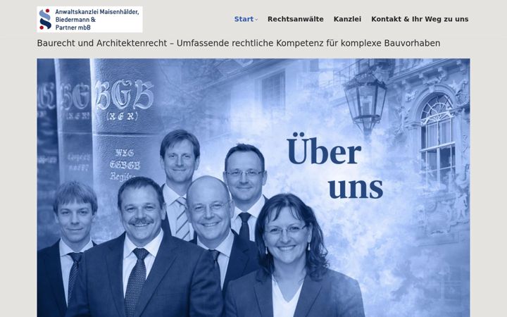 Screenshot of baurecht-im-net.de