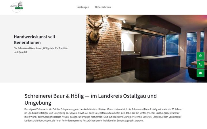 Screenshot of baurhoefig.de