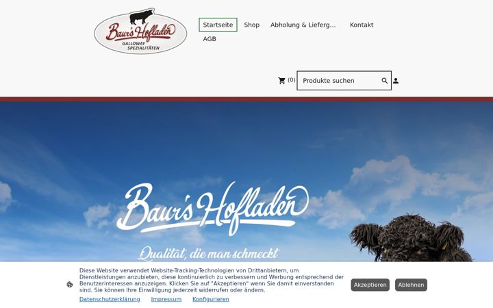 Screenshot of baurs-hofladen.de
