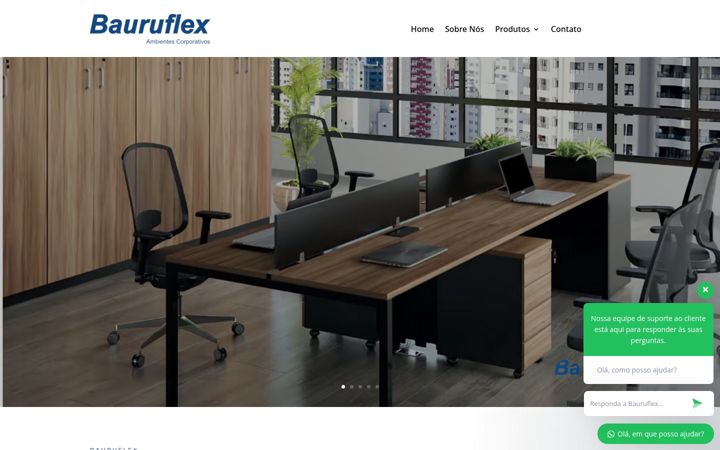 Screenshot of bauruflex.com.br