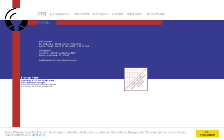 Screenshot von bausachverstaendigenbuero.de