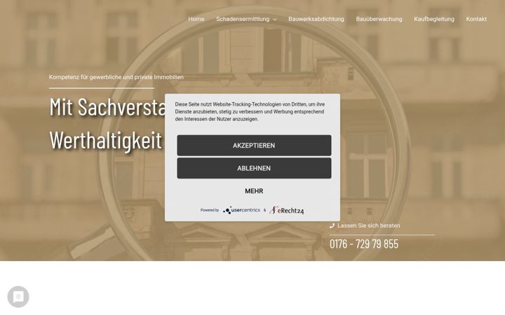 Screenshot of bausachverstaendiger-eck.de