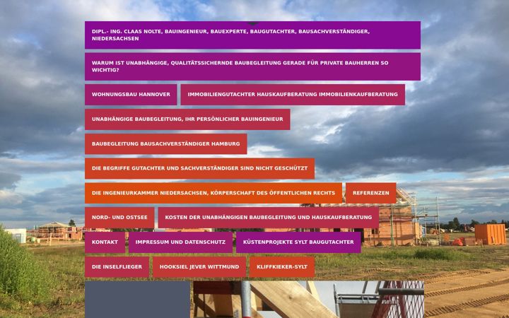 Screenshot of bausachverstaendiger-hannover.com