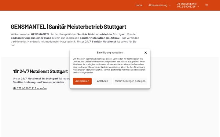 Screenshot of bausanierung-stuttgart.de