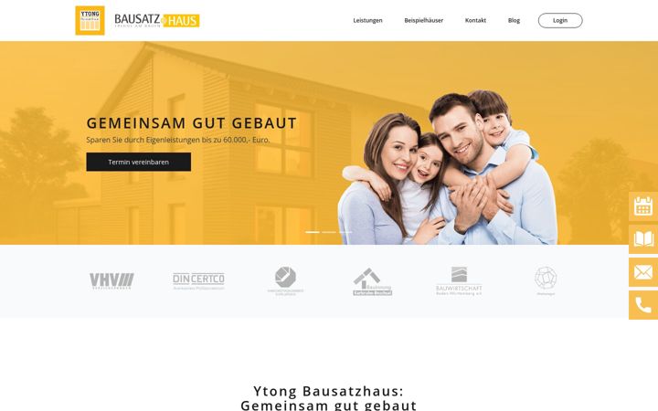 Screenshot of bausatz.haus