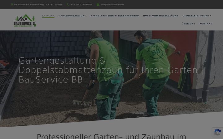 Screenshot of bauservice-bb.de