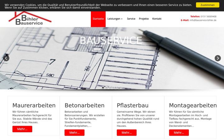 Screenshot of bauservice-bihler.de