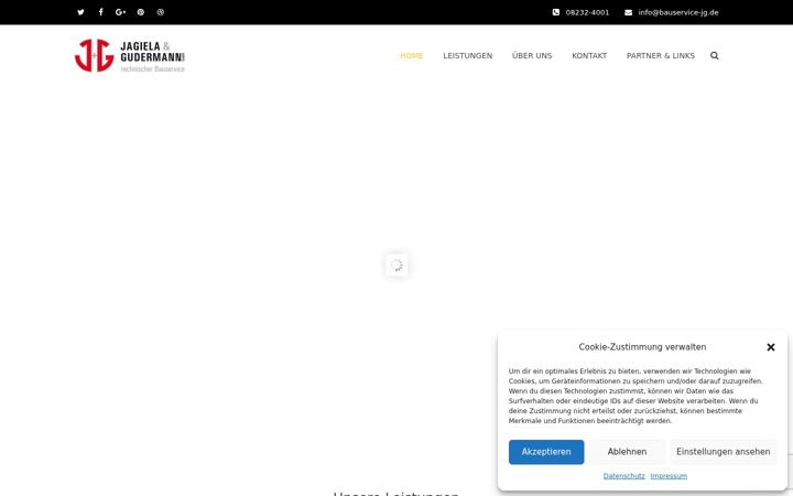 Skærmbillede af bauservice-jg.de